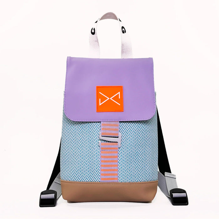 Mochila The Hook Mini Impermeable con bolsillo extra Daniel Chong - Solapa Lila