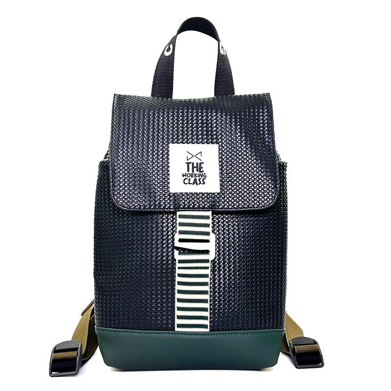 Mochila The Hook Mini Impermeable con bolsillo extra Daniel Chong - Solapa Negro