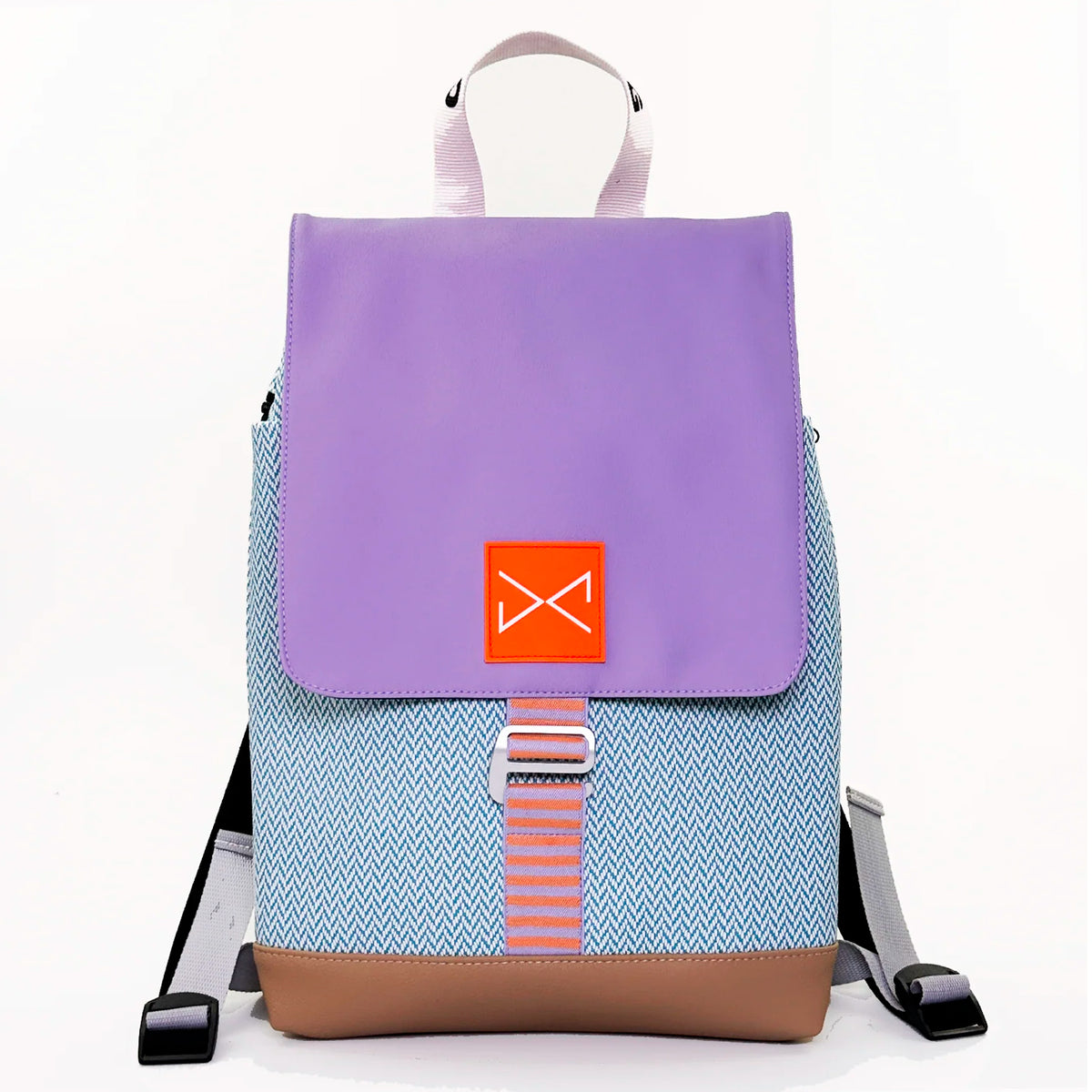 Mochila The Hook Impermeable con bolsillo extra Daniel Chong - Solapa Lila