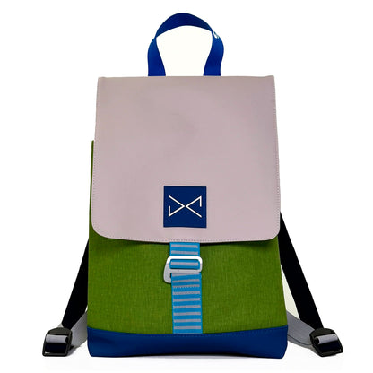 Mochila The Hook Impermeable con bolsillo extra Daniel Chong - Solapa Gris