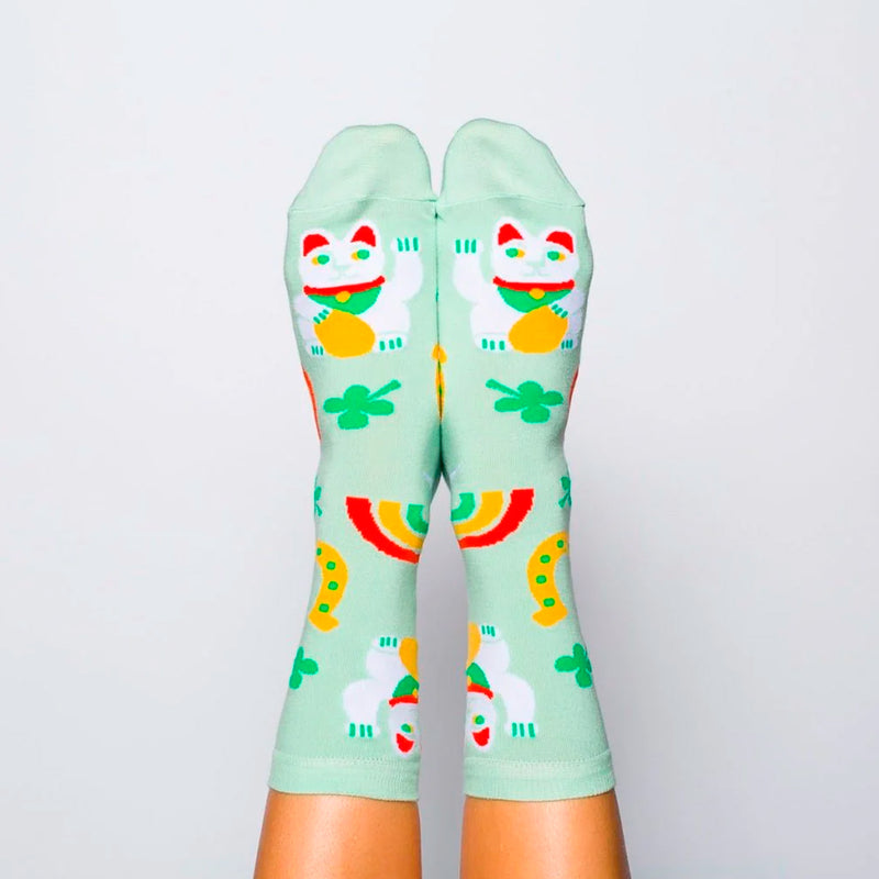 Calcetines - Lucky Cat and Clover 🐱🍀