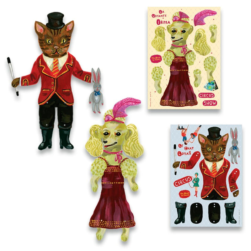Juego de marionetas articuladas - Circus