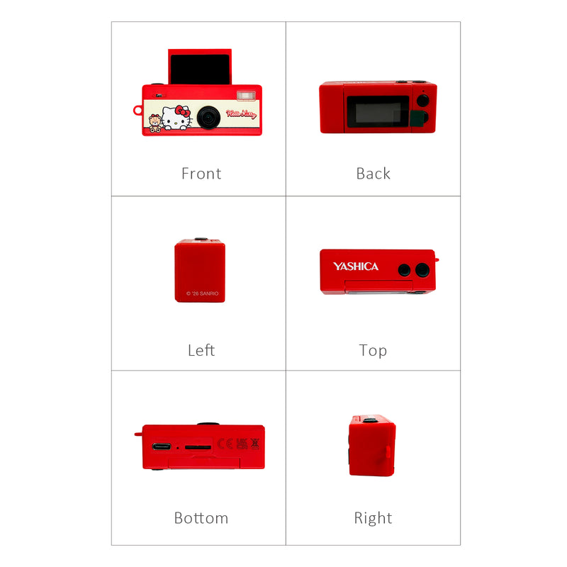 Cámara digital - Yashica x Hello Kitty Keychain