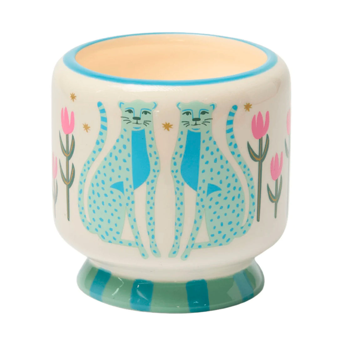 Vela en cuenco cerámico Paddywax - Linen and Orris 🐆