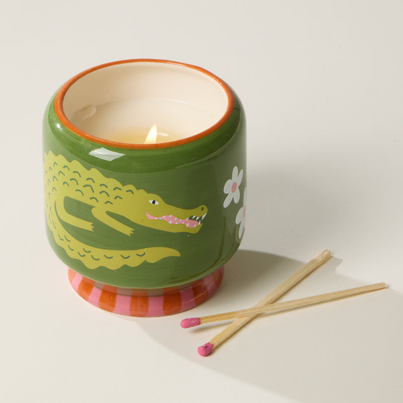 Vela en cuenco cerámico Paddywax - Prickly Pear 🐊