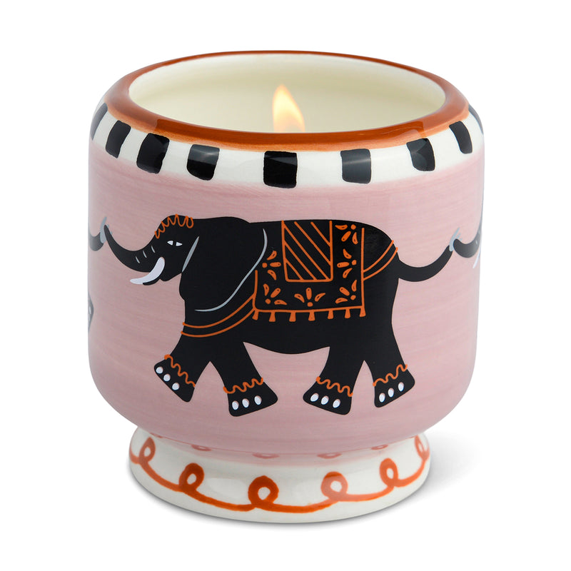 Vela en cuenco cerámico Paddywax - Vainilla y Tabaco 🐘