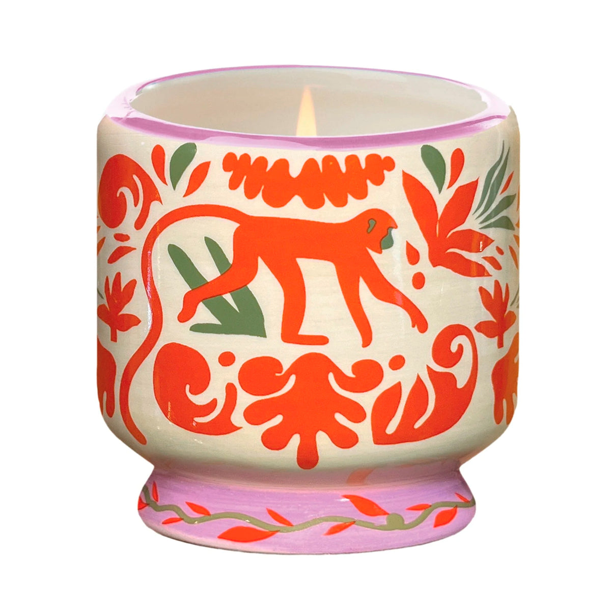 Vela en cuenco cerámico Paddywax - Coco y Ámbar 🐒