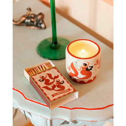 Vela en cuenco cerámico Paddywax - Ginger and Teak 🧜‍♀️🌙