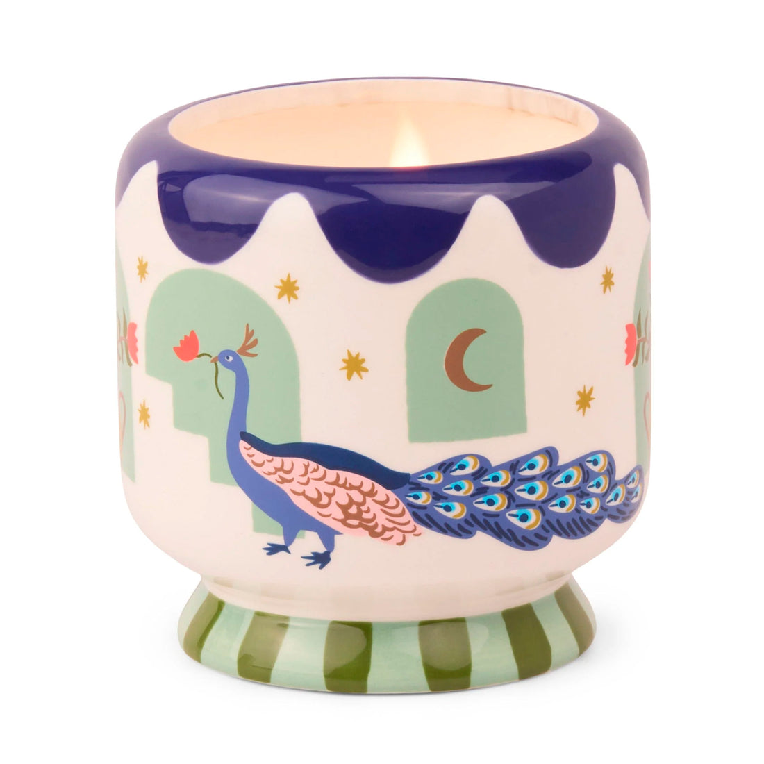 Vela en cuenco cerámico Paddywax - Misted Lime 🦚