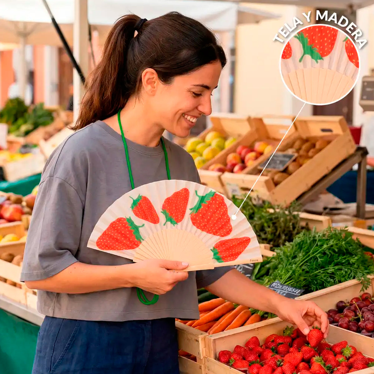 Abanico Fisura - "Fresas" 🍓