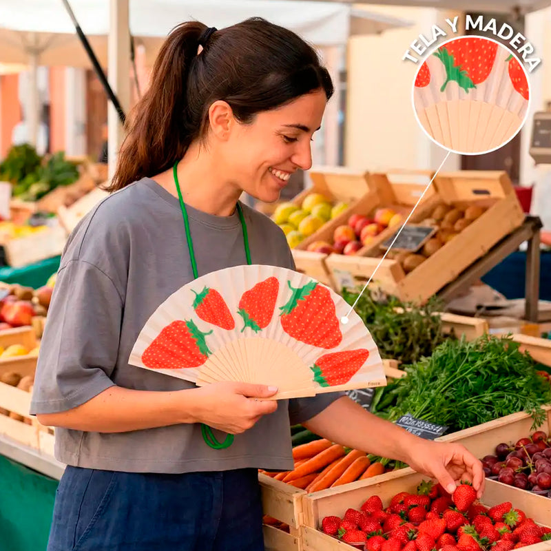Abanico Fisura - "Fresas" 🍓