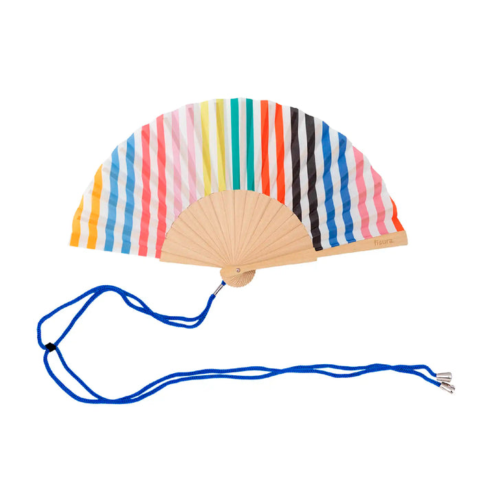 Abanico Mini Fisura - Rayas Multicolor