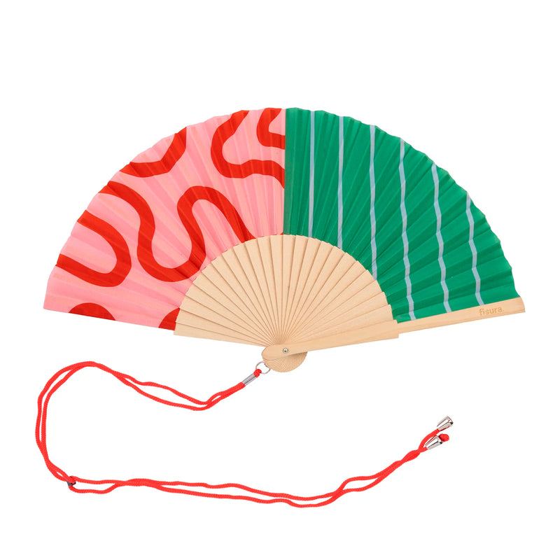 Abanico Fisura - "Ondas y rayas"