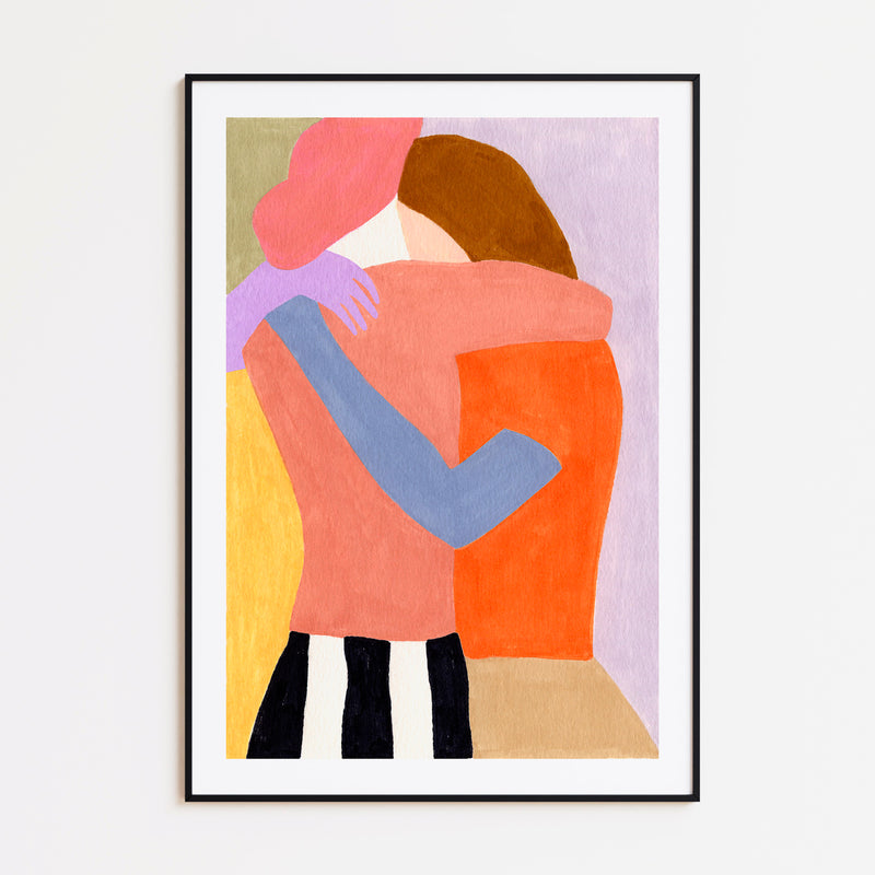 Print de Depeapa A4 - "Abrazo"