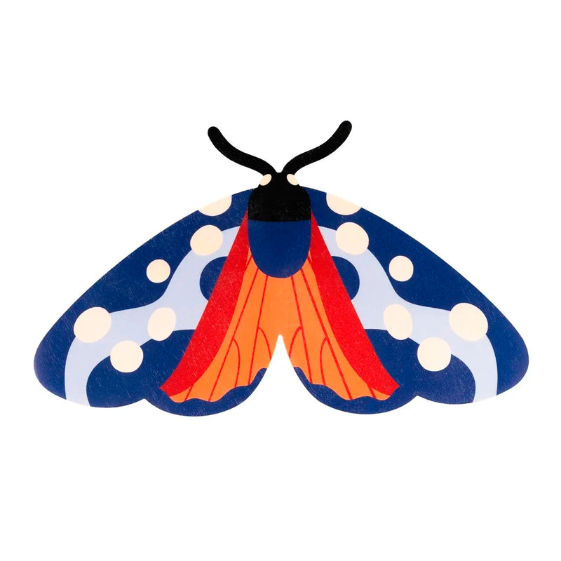 Decoración de pared - Polilla burnet