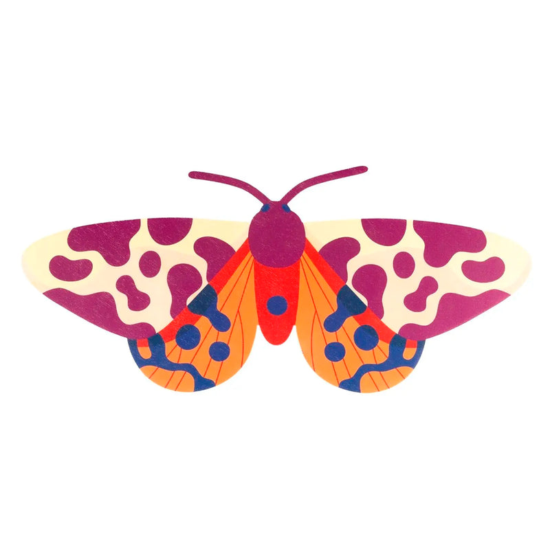 Decoración de pared - Polilla tigre