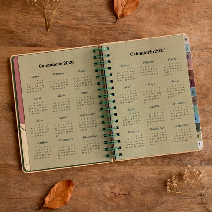 Agenda Anual Semanal 2026 - Laura Agustí