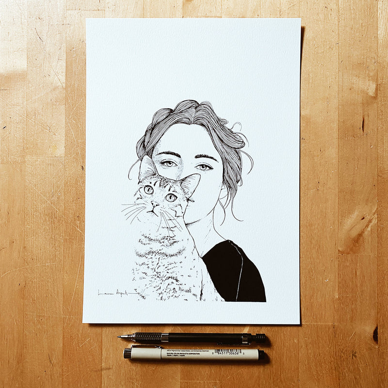 Print de Laura Agustí  A4 - "Agnes"