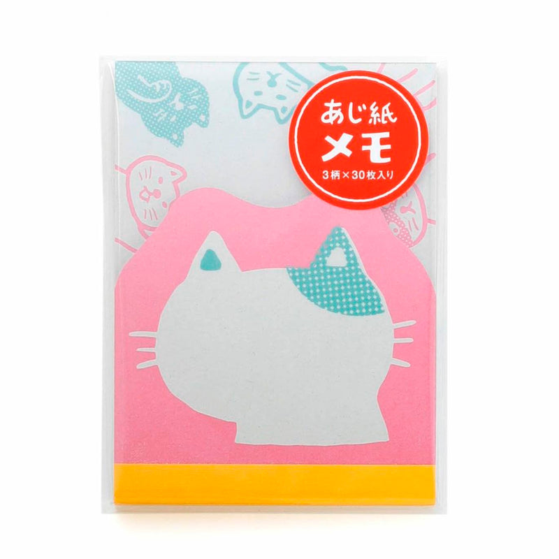 Notas - Aji Gami Memo Pad Pink 🐱