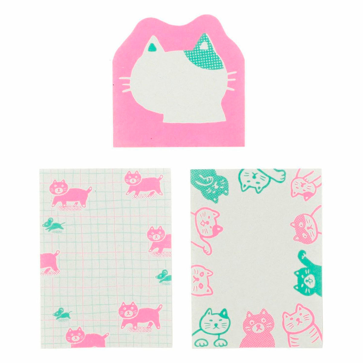 Notas - Aji Gami Memo Pad Pink 🐱