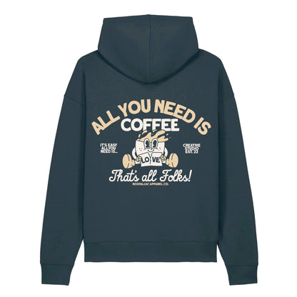 Sudadera Nostalgic Apparel - "All you need is Coffee" ☕