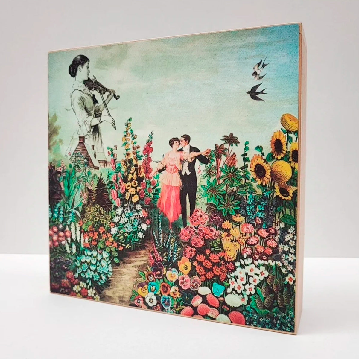 Caja de luz - "Amor botánico" de El Lucernario