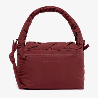 Bolso Lefrik - Ani Braided Burgundy