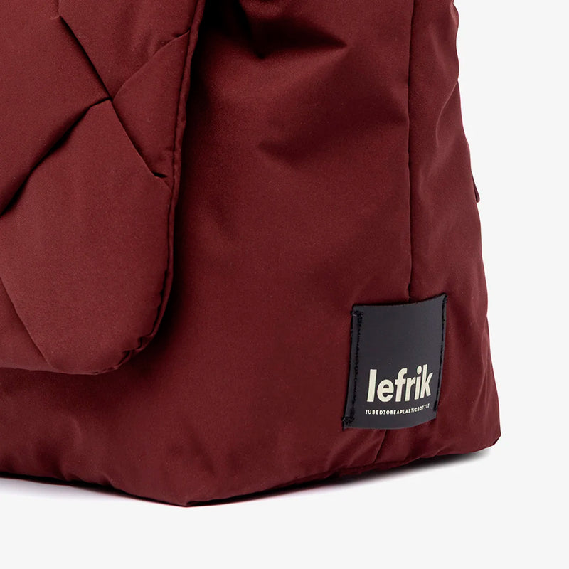 Bolso Lefrik - Ani Mini Braided Burgundy