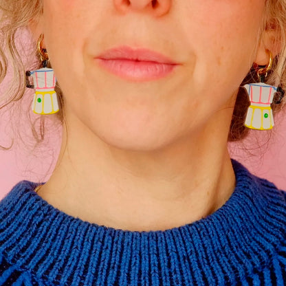 Pendientes - Aros Moka ☕