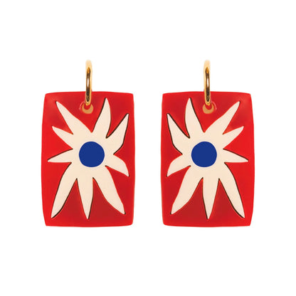 Pendientes - Estrela Rojo