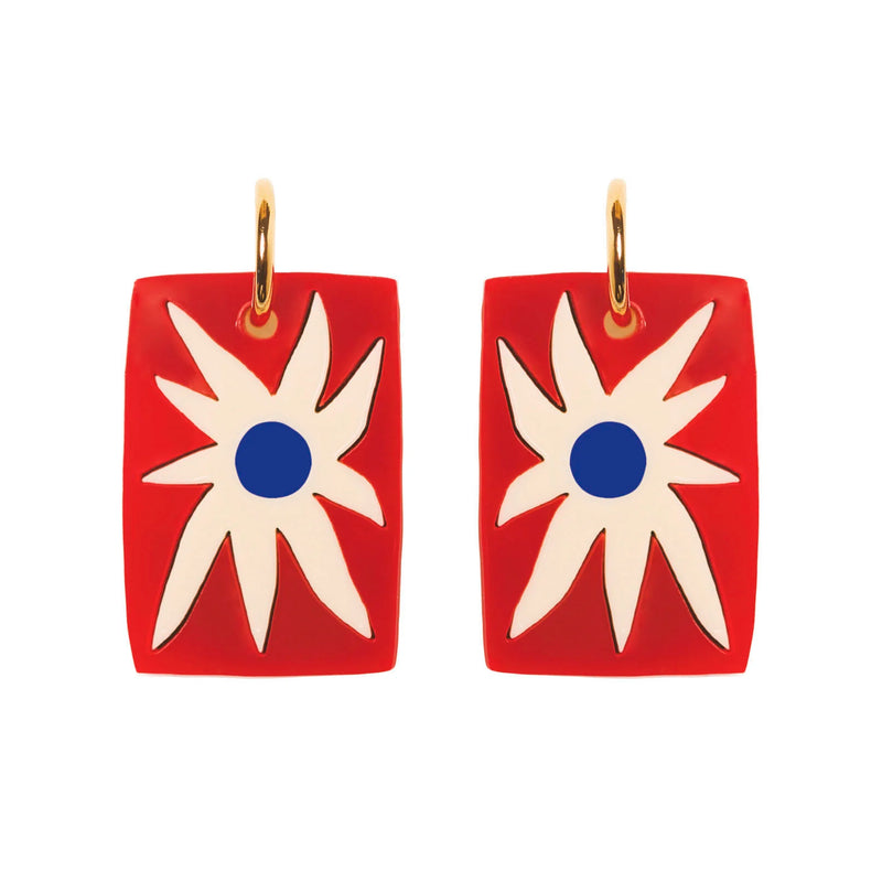 Pendientes - Estrela Rojo