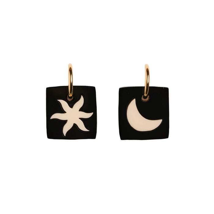 Pendientes - Solpor Negro