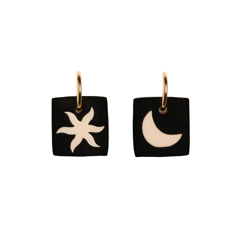Pendientes - Solpor Negro