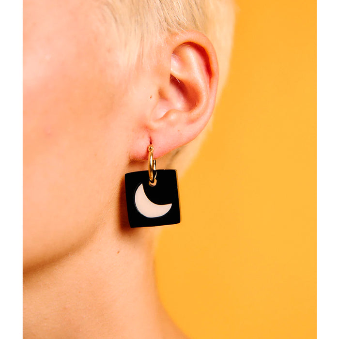 Pendientes - Solpor Negro