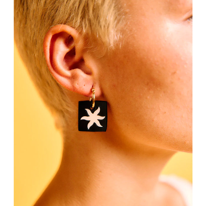 Pendientes - Solpor Negro