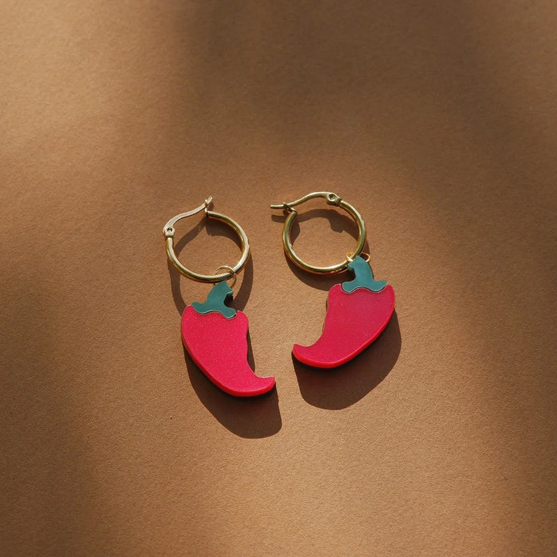 Pendientes - Aros Pebrera 🌶️