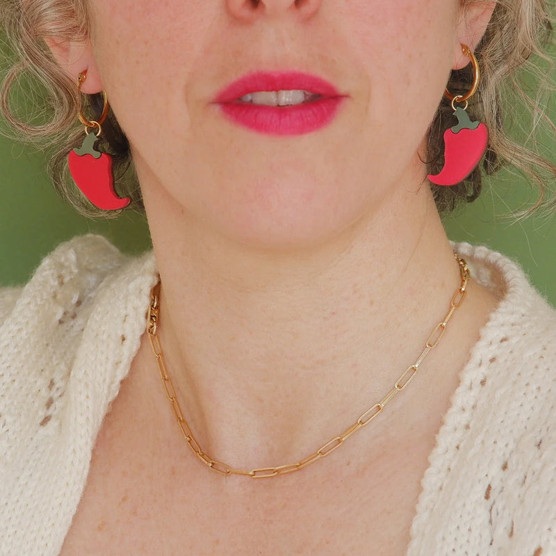 Pendientes - Aros Pebrera 🌶️