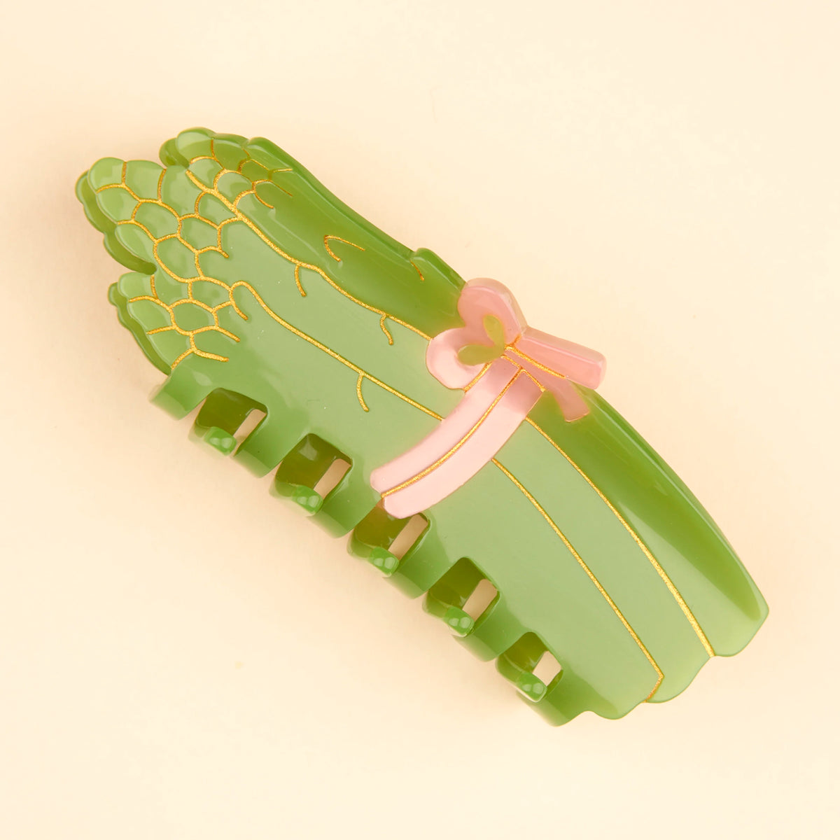 Pinza para el pelo - Espárrago