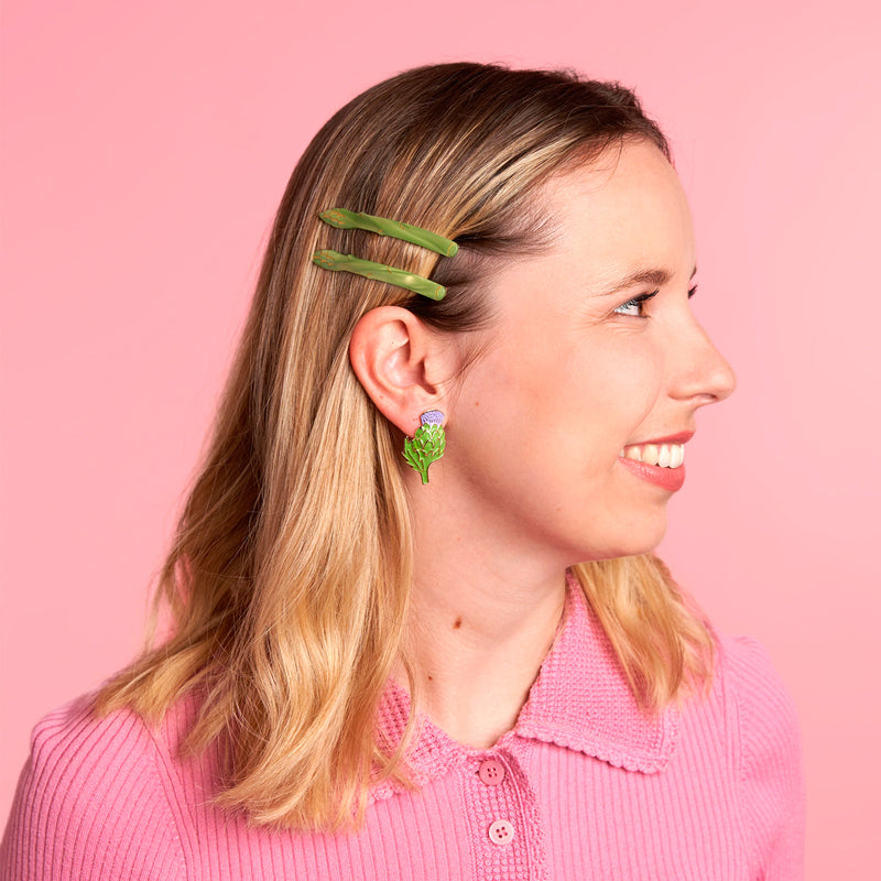 Pasador de pelo - Espárrago