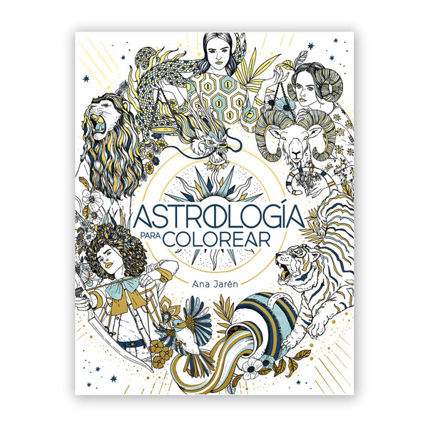 Libro - "Astrología para colorear" de Ana Jarén