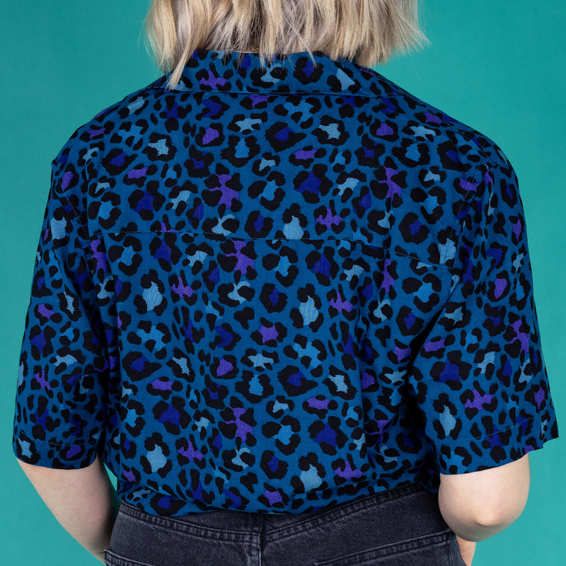 Camisa - Atlantic Blue Leopard