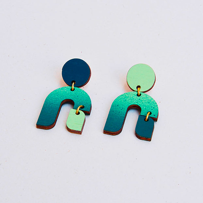 Pendientes - Dangle Earrings Emerald / Soft Green