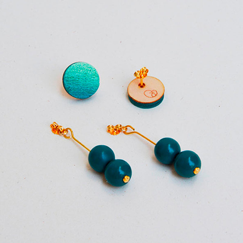 Pendientes - Earrings Emerald / Soft Green