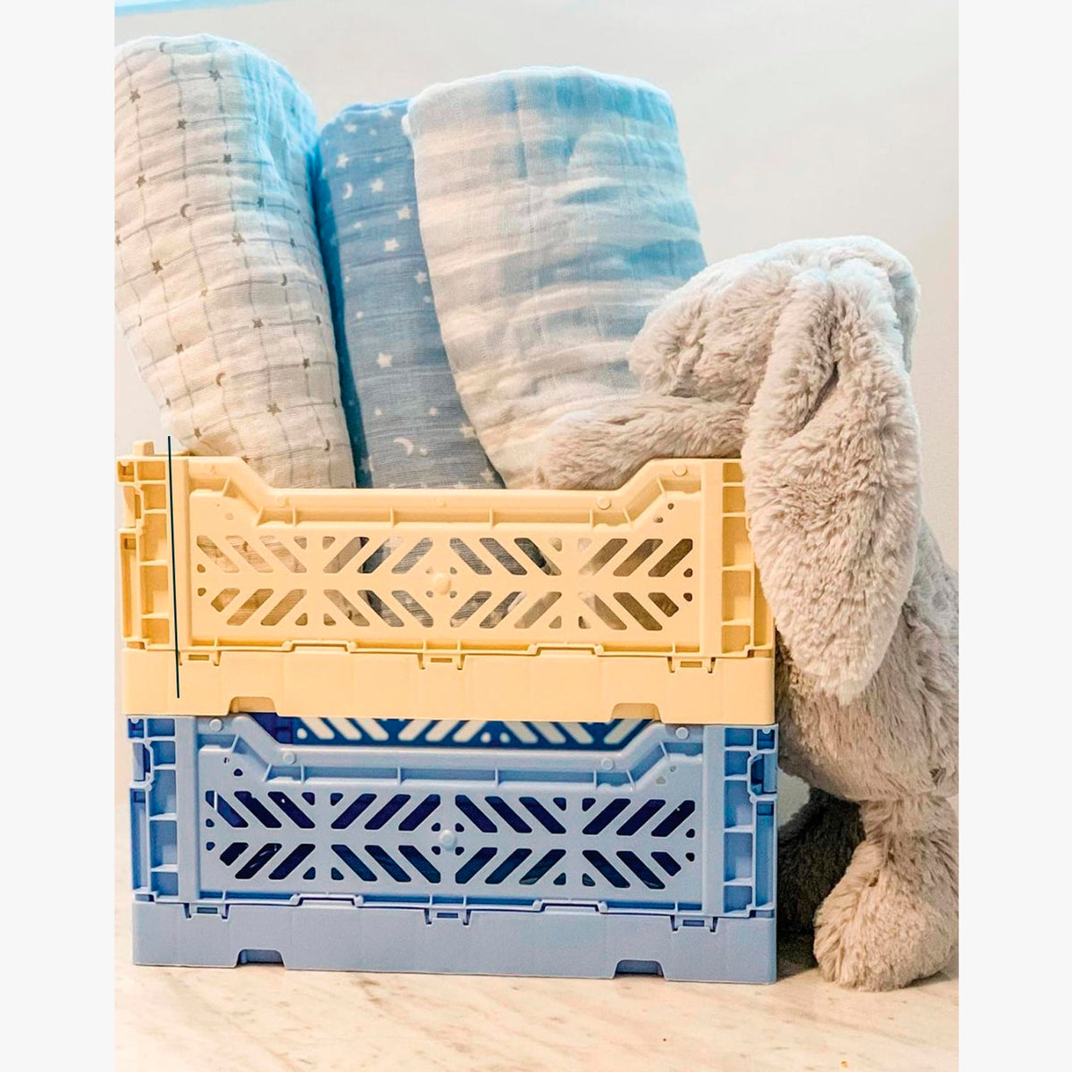 Caja plegable pequeña - Baby Blue