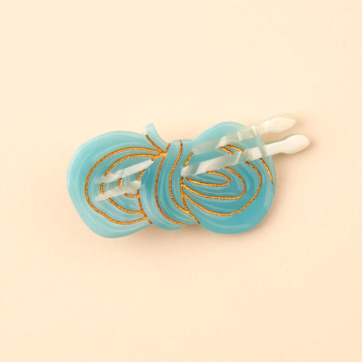 Pasador de pelo - Ovillo de lana 🧶