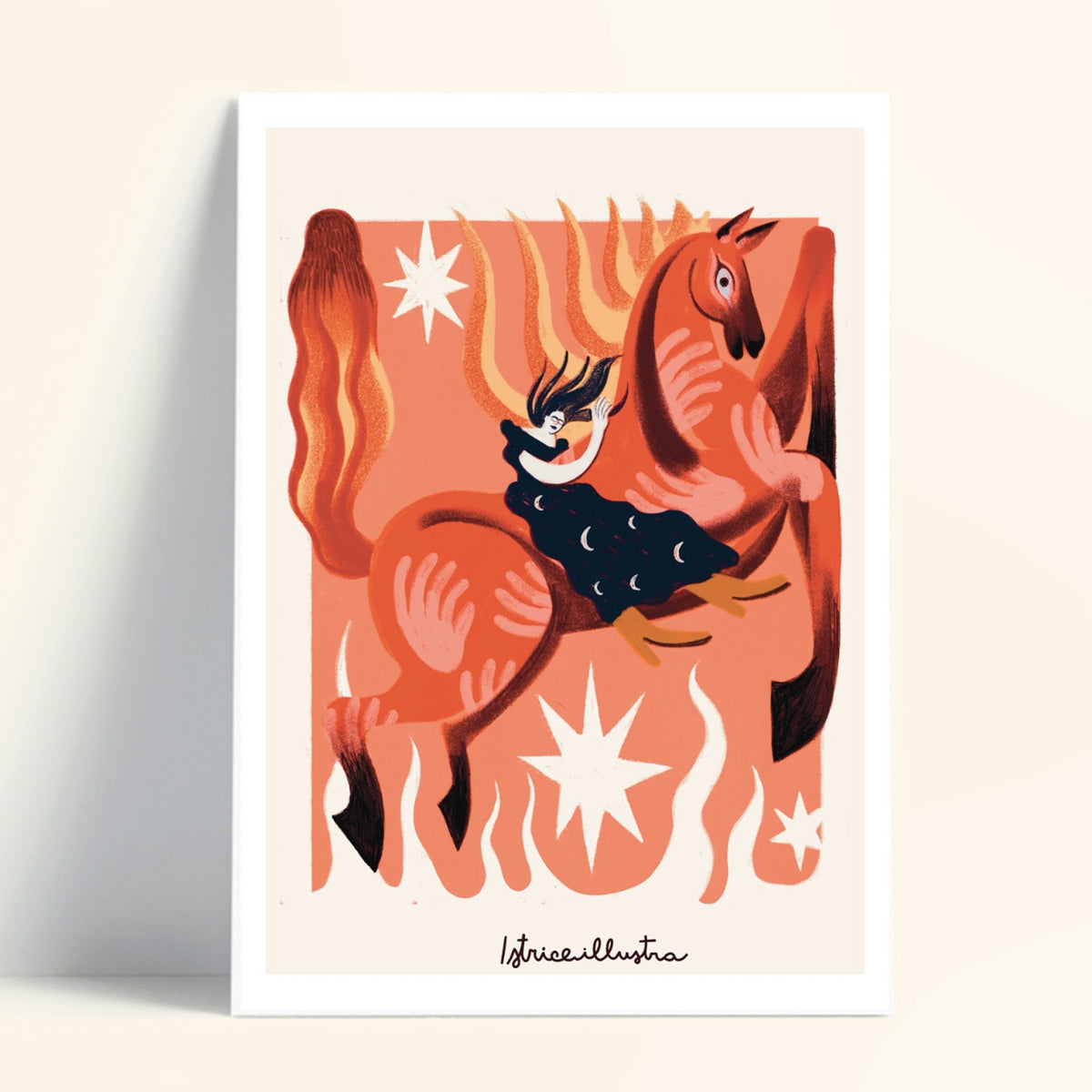 Print de Istriceillustra A5 - "Be Free"