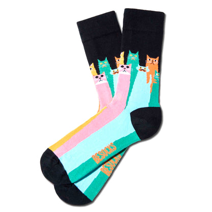 Calcetines Besocks - BeCatsGang Black 🐱