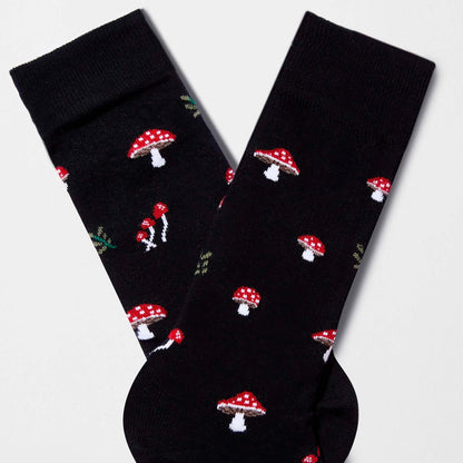 Calcetines Besocks - BeMushroom Black 🍄