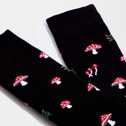 Calcetines Besocks - BeMushroom Black 🍄