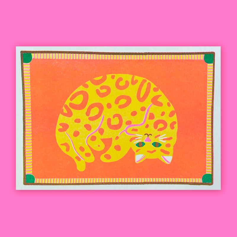 Print de Naomi Wilkinson A5 - "Bengal Cat" 🐱